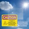Signmission Radiation & Laser Sign, 7 in H x 10 in W, Vinyl Decal, Rectangle OS-2PACK-CR-D-710-L-10145 - alternate 3
